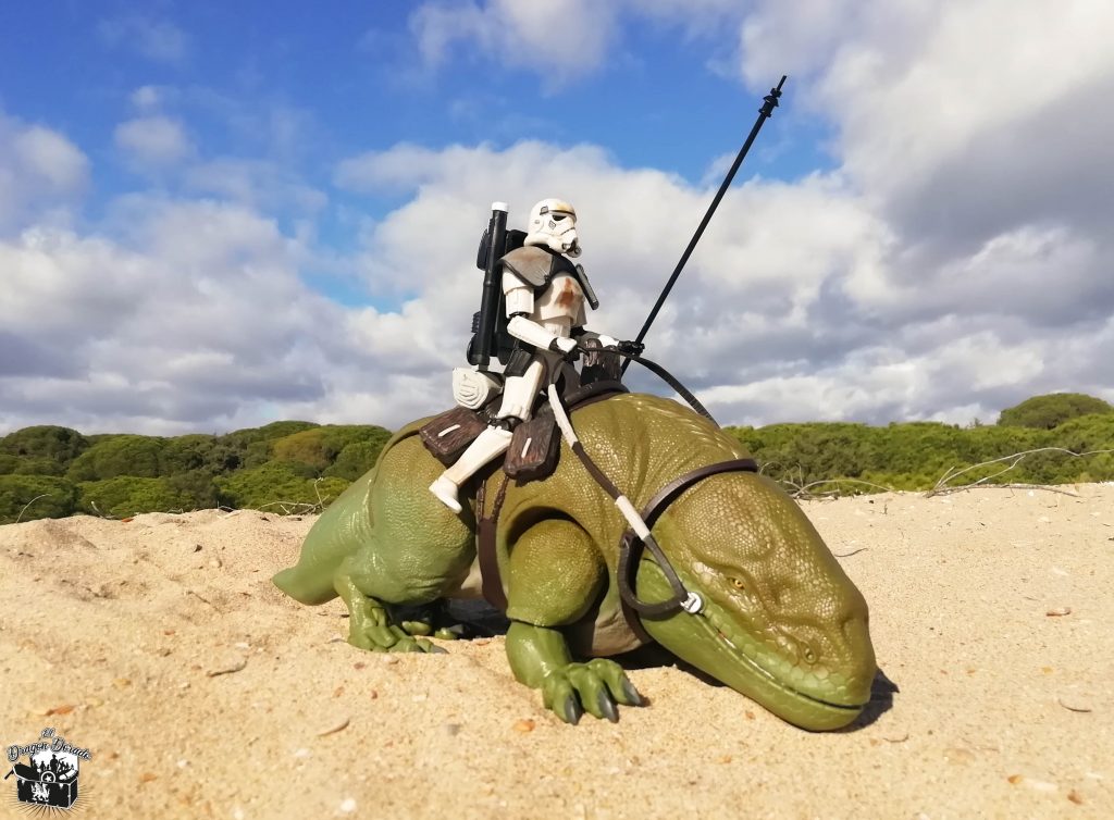 STAR WARS BLACK SERIES SANDTROOPER Y DEWBACK