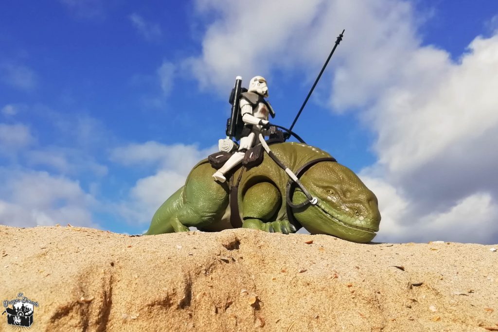 STAR WARS BLACK SERIES SANDTROOPER Y DEWBACK