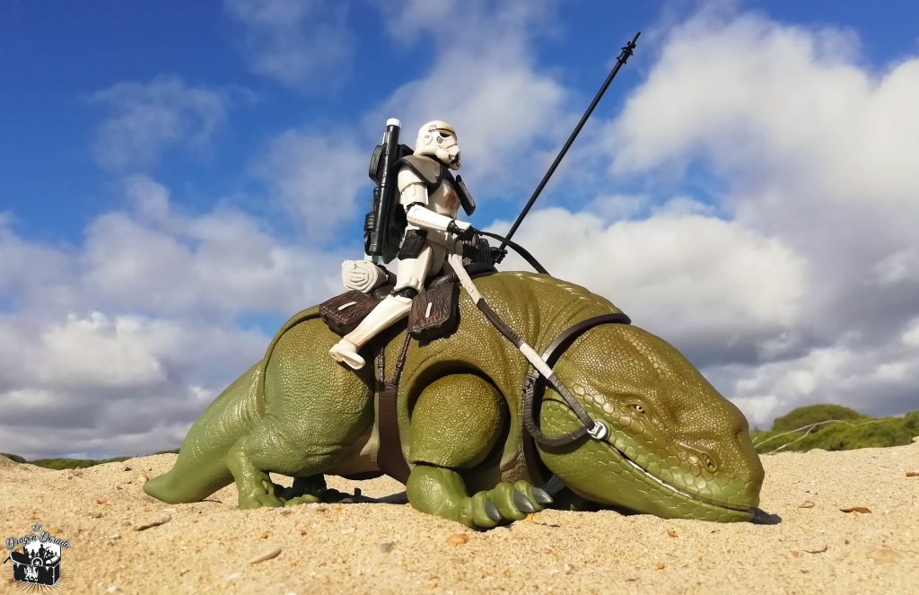 STAR WARS BLACK SERIES SANDTROOPER Y DEWBACK