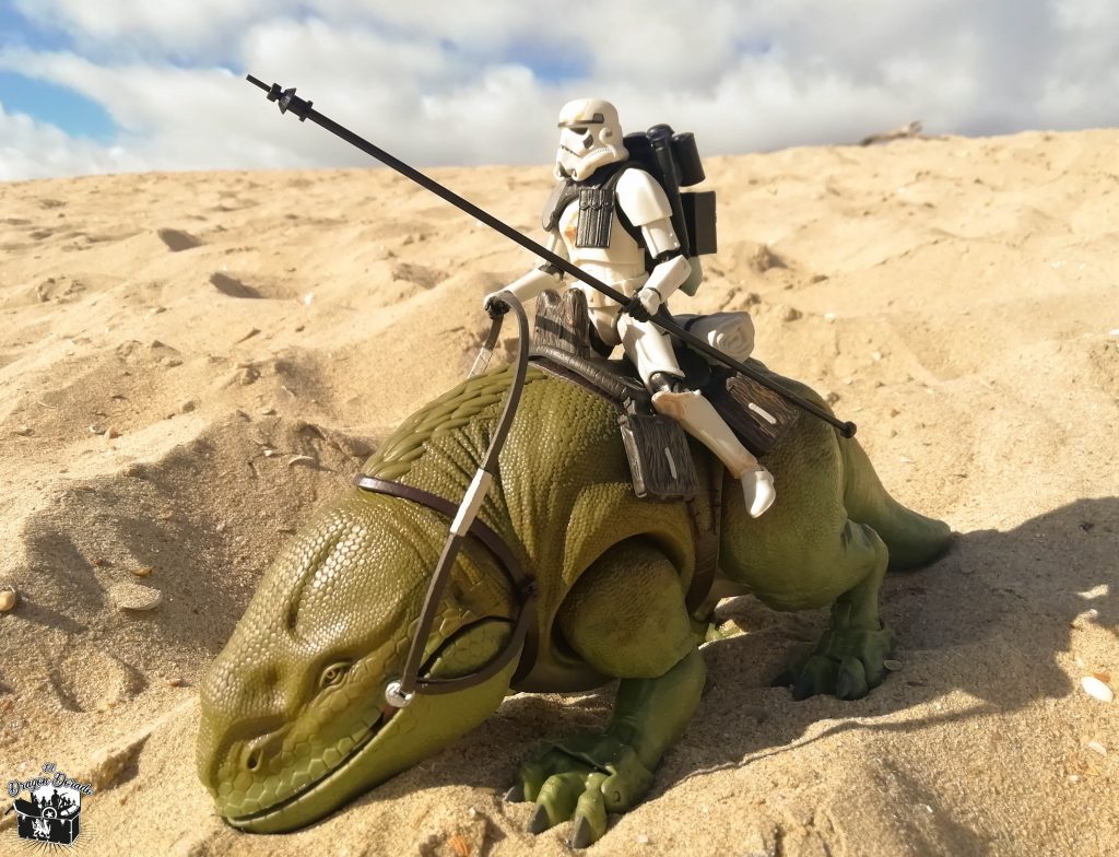 STAR WARS BLACK SERIES SANDTROOPER Y DEWBACK